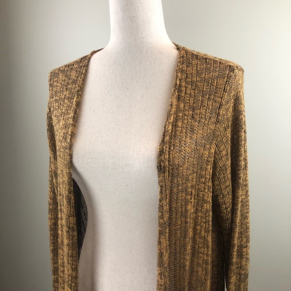 Lularoe Long Sleeve Duster Cardigan Brown M - Picture 4 of 9